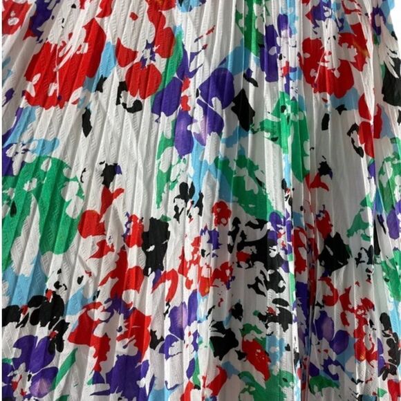 TANYA TAYLOR Floral Midi Skirt A-Line Multicolor Size 10 NWOT - Picture 5 of 8